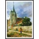 Village Scene Breton 1887, A New Print Of a Frederick Childe Hassam Painting