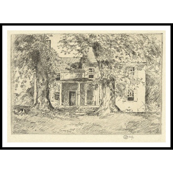 Washington's Headquarters near Valley Forge 1926, A New Print Of a Frederick Childe Hassam Painting