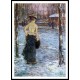 Winter Central Park 1901, A New Print Of a Frederick Childe Hassam Painting