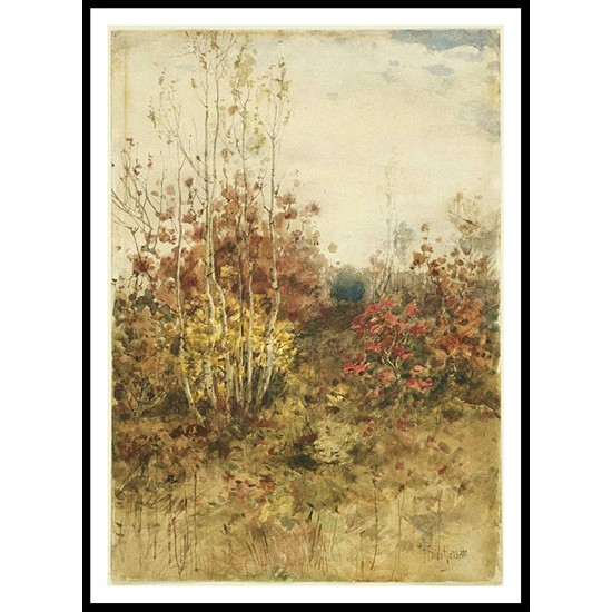 Woods in the Fall, A New Print Of a Frederick Childe Hassam Painting