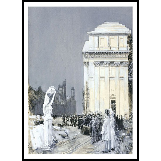 World's Columbian Exposition Chicago Illinois 1892, A New Print Of a Frederick Childe Hassam Painting