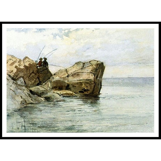 Young Fishermen 1882, A New Print Of a Frederick Childe Hassam Painting