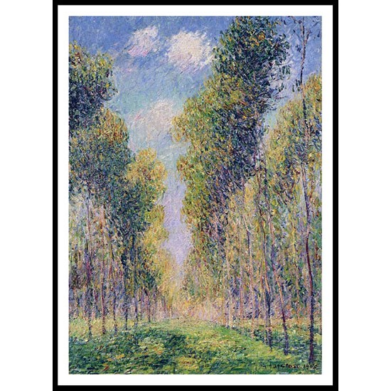 Alley of Poplars 1900, A New Print Of a Gustave Loiseau Painting