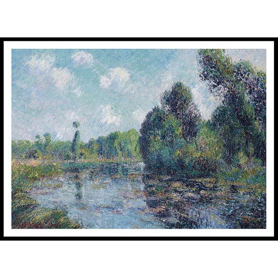 Bend of the River the Eure at Saint Cyr du Vaudreuil 1904, A New Print Of a Gustave Loiseau Painting