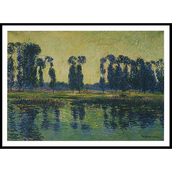 By the Eure River, A New Print Of a Gustave Loiseau Painting