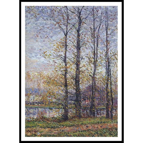 By the Oise at Precy, A New Print Of a Gustave Loiseau Painting