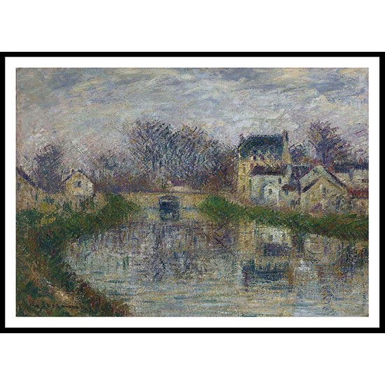 Canal at Moret 1910, A New Print Of a Gustave Loiseau Painting