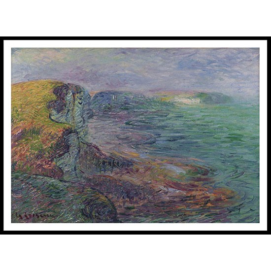 Cliffs at Yport, A New Print Of a Gustave Loiseau Painting