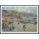 Grand Quay Fecamp 1925, A New Print Of a Gustave Loiseau Painting