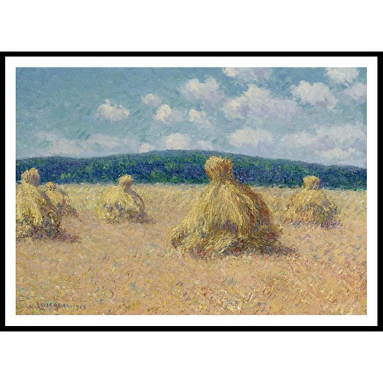 Haystacks 1903, A New Print Of a Gustave Loiseau Painting