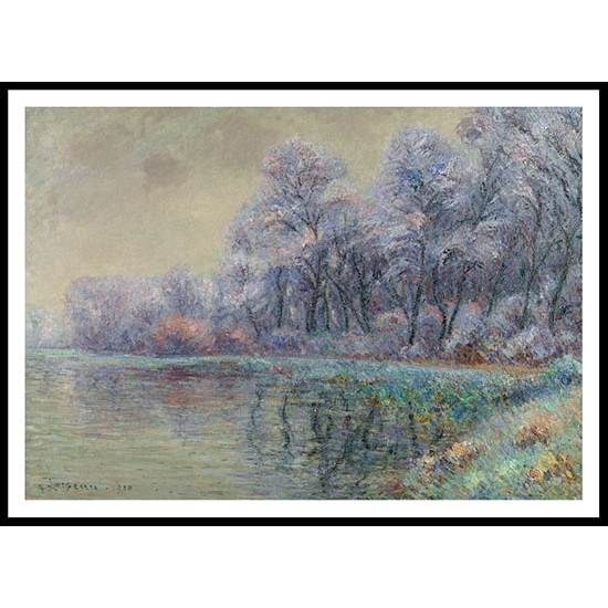 Hoarfrost 1910, A New Print Of a Gustave Loiseau Painting