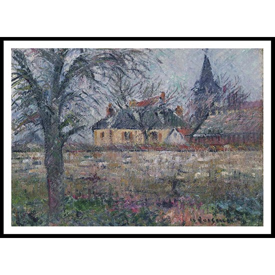 House of Monsieur de Irvy near Vaudreuil, A New Print Of a Gustave Loiseau Painting