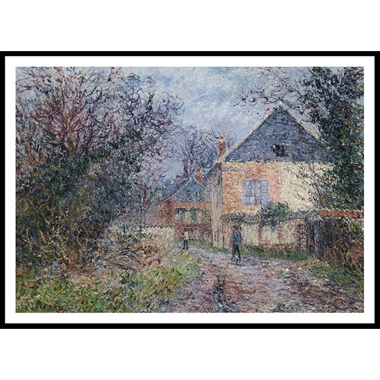 Houses near the Eure, A New Print Of a Gustave Loiseau Painting