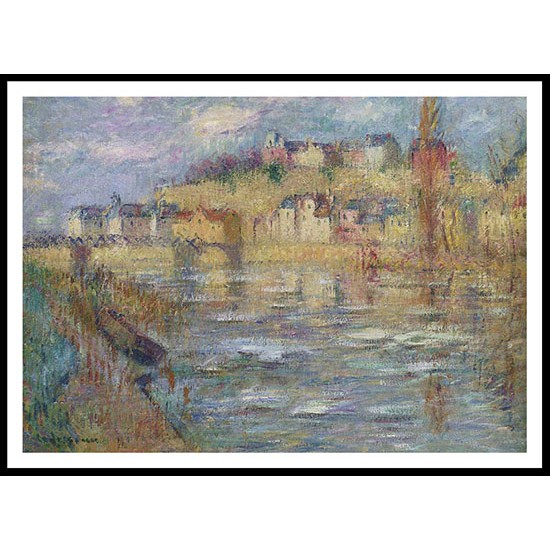 Ice on the Oise, A New Print Of a Gustave Loiseau Painting