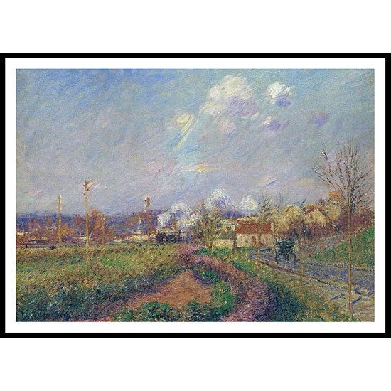 Landscape in Autumn 1909, A New Print Of a Gustave Loiseau Painting