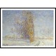 Landscape in Snow 1899, A New Print Of a Gustave Loiseau Painting