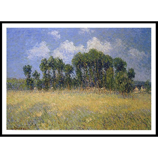 Landscape with Poplars, A New Print Of a Gustave Loiseau Painting