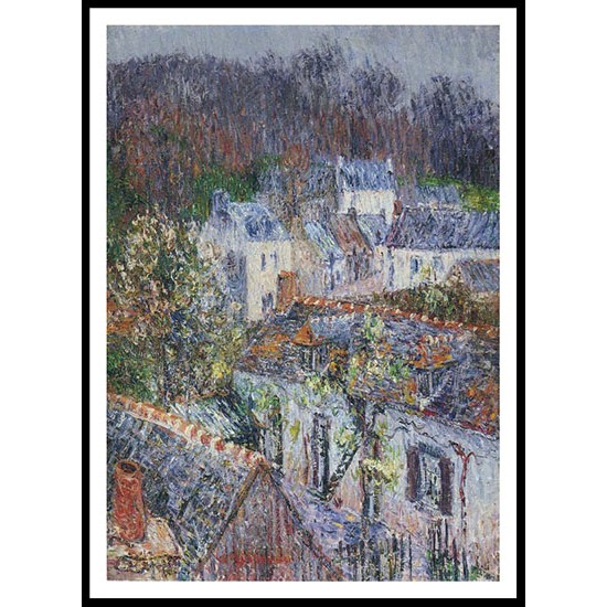 Pont Aven Rain, A New Print Of a Gustave Loiseau Painting