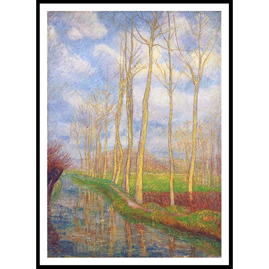 Poplars, A New Print Of a Gustave Loiseau Painting