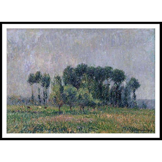 Poplars in Springtime 1905, A New Print Of a Gustave Loiseau Painting