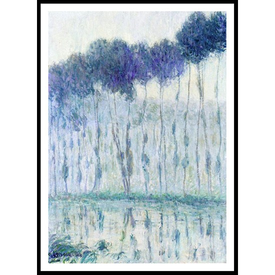 Poplars on the Banks of the Eure 1903, A New Print Of a Gustave Loiseau Painting