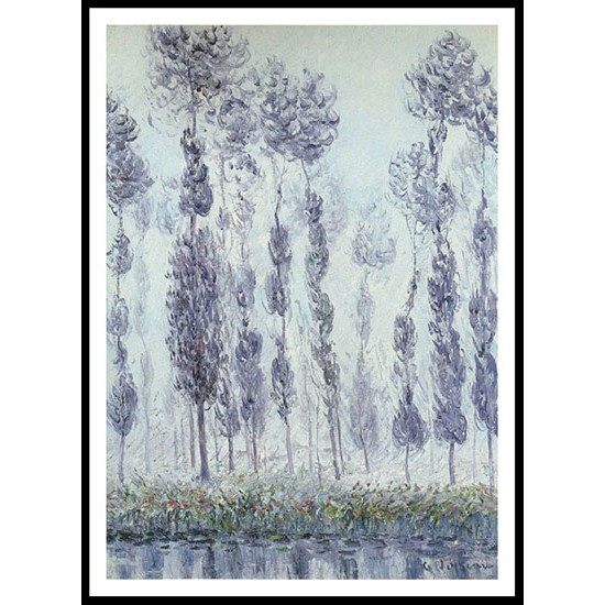 Poplars on the Eure 1900, A New Print Of a Gustave Loiseau Painting