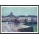 Port at Dieppe 1909, A New Print Of a Gustave Loiseau Painting