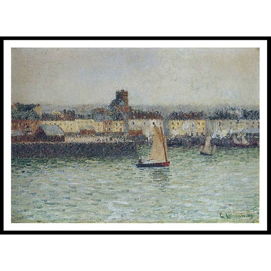 Port of Dieppe 1903, A New Print Of a Gustave Loiseau Painting