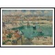 Port of Dieppe 1926, A New Print Of a Gustave Loiseau Painting