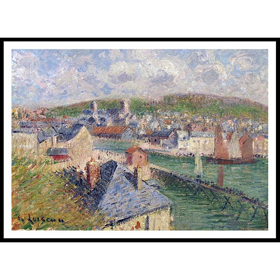 Port of Fecamp 1912, A New Print Of a Gustave Loiseau Painting