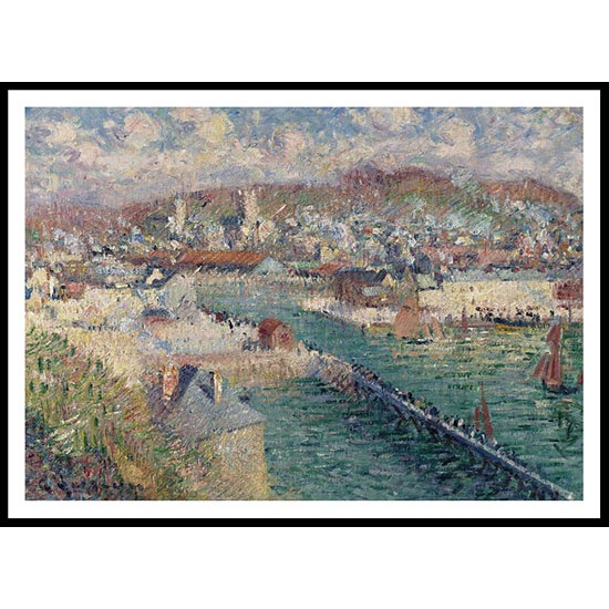 Port of Fecamp 1925, A New Print Of a Gustave Loiseau Painting