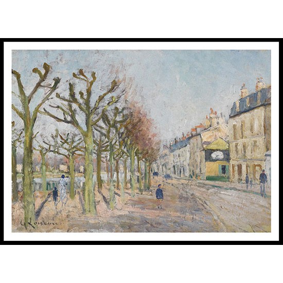 Quay of the Long Village Sun 1905, A New Print Of a Gustave Loiseau Painting