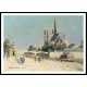 Quay of the Seine Notre Dame 1911, A New Print Of a Gustave Loiseau Painting