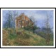 Red House near Port Marly, A New Print Of a Gustave Loiseau Painting