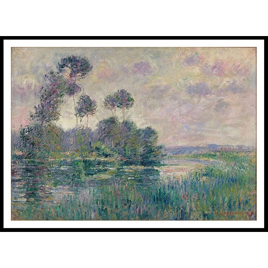 River in Normandy 1913, A New Print Of a Gustave Loiseau Painting