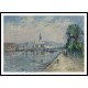 Rouen Bank of the Seine, A New Print Of a Gustave Loiseau Painting