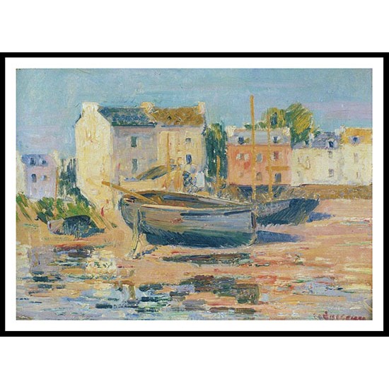 Ships at Port 1911, A New Print Of a Gustave Loiseau Painting