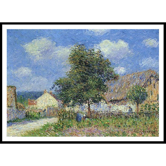 Small Farm at Vaudreuil, A New Print Of a Gustave Loiseau Painting