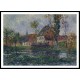 Small Farm by the Eure, A New Print Of a Gustave Loiseau Painting