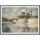 The Auxerre Cathedral 1912, A New Print Of a Gustave Loiseau Painting