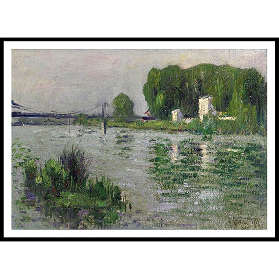 The Banks of the Seine Triel 1913, A New Print Of a Gustave Loiseau Painting