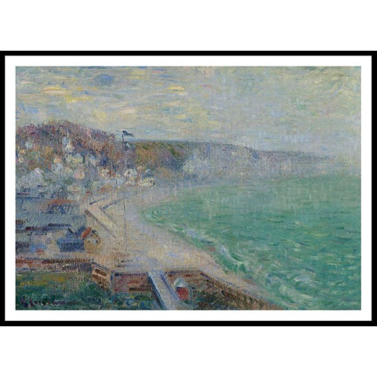 The Beach at Fecamp 1925, A New Print Of a Gustave Loiseau Painting