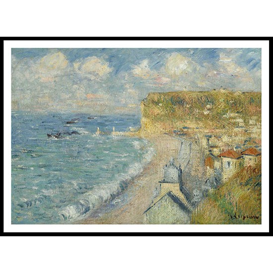 The Beach at Fecamp, A New Print Of a Gustave Loiseau Painting