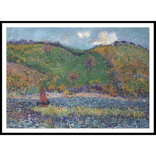 The Belon River, A New Print Of a Gustave Loiseau Painting