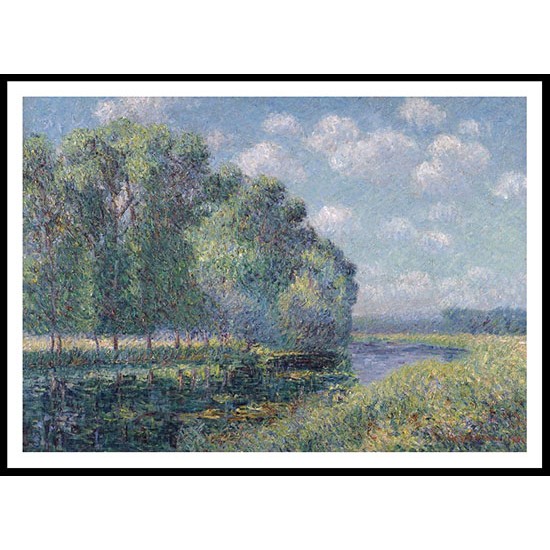 The Bend of the Eure 1904, A New Print Of a Gustave Loiseau Painting