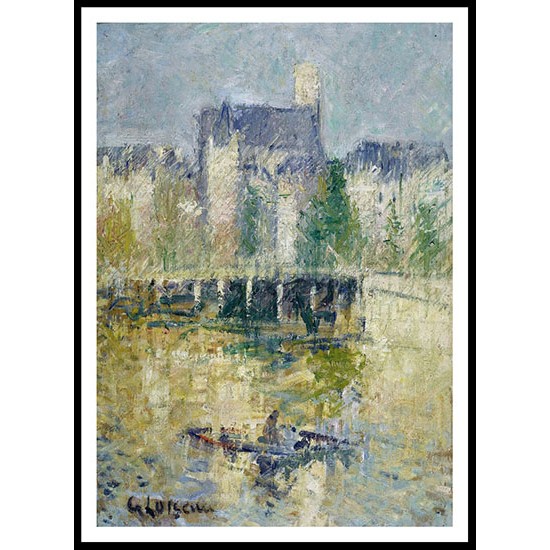 The Bridge of Moret sur Loing 1927, A New Print Of a Gustave Loiseau Painting