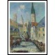 The Epicerie Street and the Cathedral of Rouen 1929, A New Print Of a Gustave Loiseau Painting