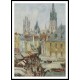 The Epicerie Street at Rouen 1929, A New Print Of a Gustave Loiseau Painting