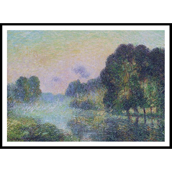 The Eure Fog Effect, A New Print Of a Gustave Loiseau Painting