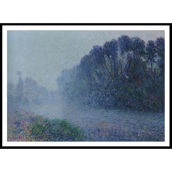 The Eure Mist Effect 1905, A New Print Of a Gustave Loiseau Painting